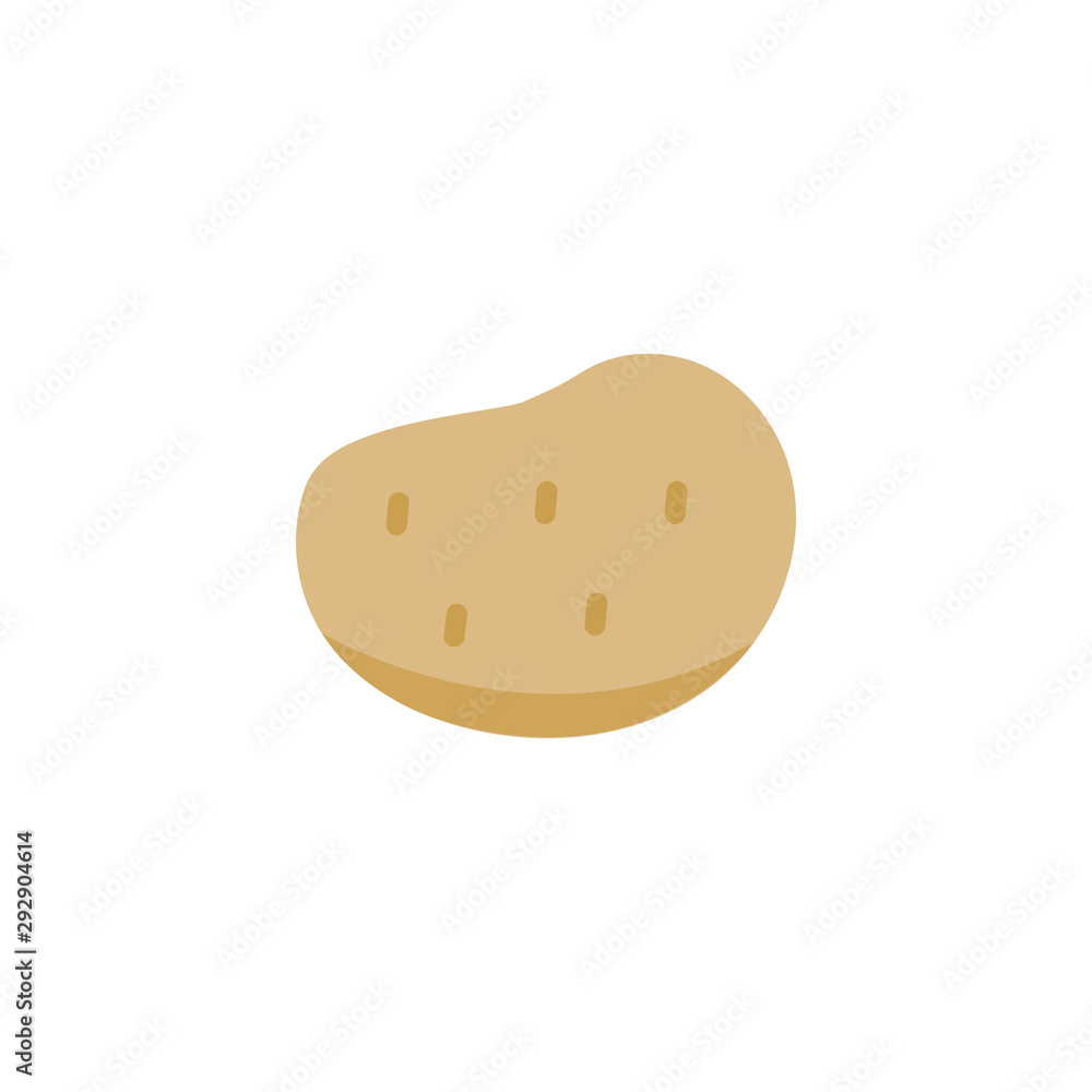 Realistic vector illustration of vegetable - potato for organic farm product and food business. Realistic vector illustration of vegetable - potato for organic farm product and food business.