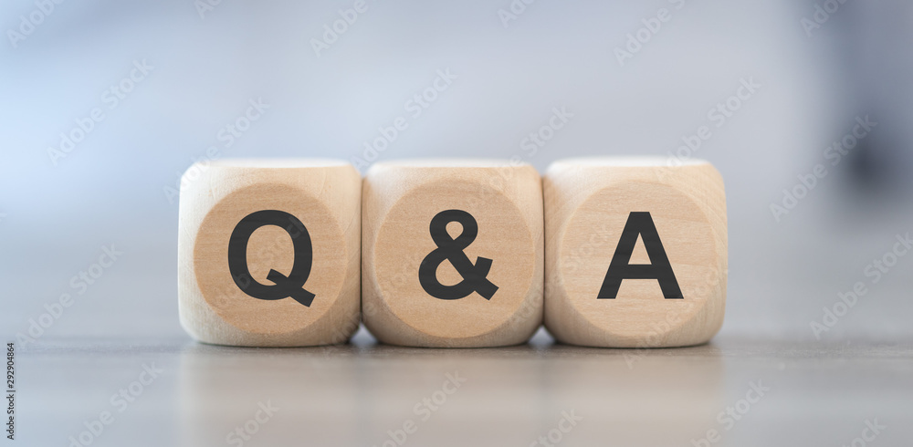 Naklejka premium Pytania i odpowiedzi, pytania i odpowiedzi