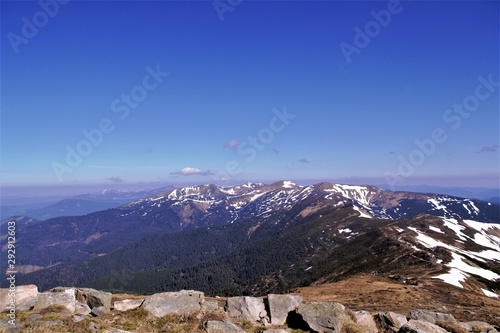 mountain range view