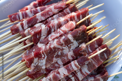 Arrosticini di carne di ovino