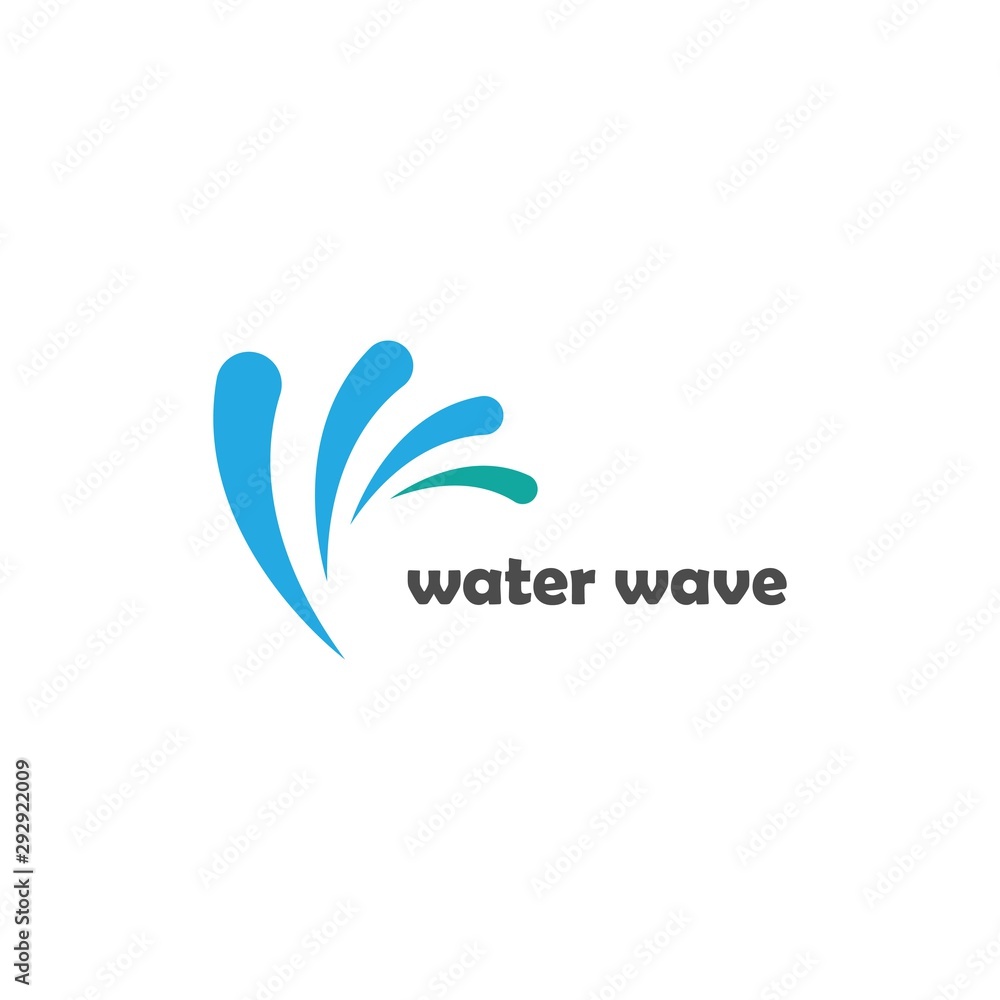 Water Wave symbol and icon Logo Template vector Water Wave symbol and icon Logo Template vector