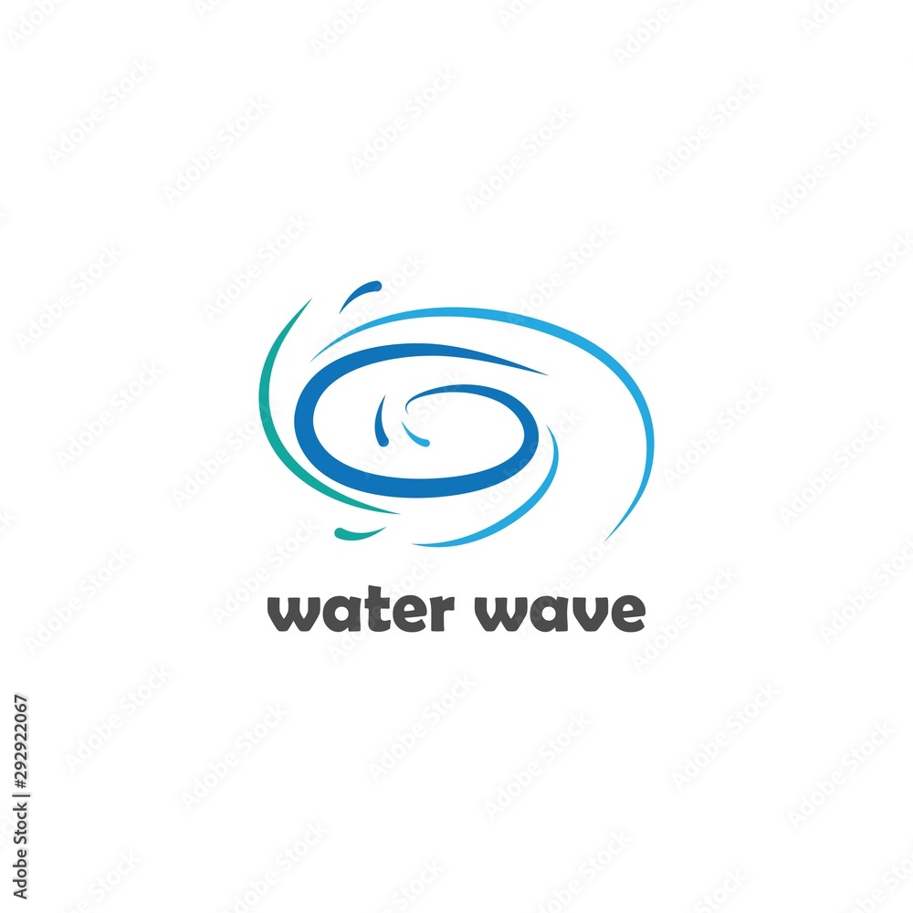 Water Wave symbol and icon Logo Template vector Water Wave symbol and icon Logo Template vector
