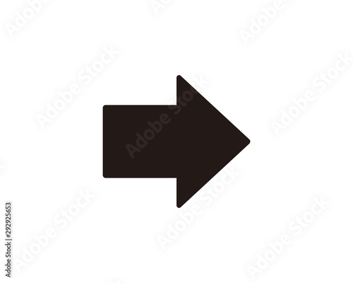 Right arrow icon symbol vector