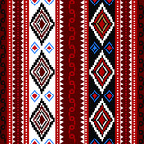 Repetitive ethnic pattern from balkan vector background. Balkan seamless pattern with diamonds.