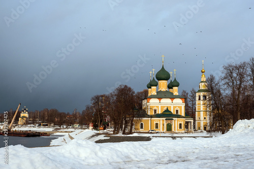 Spaso-Preobrazhensky Cathedral in ancient town of Uglich in Russia