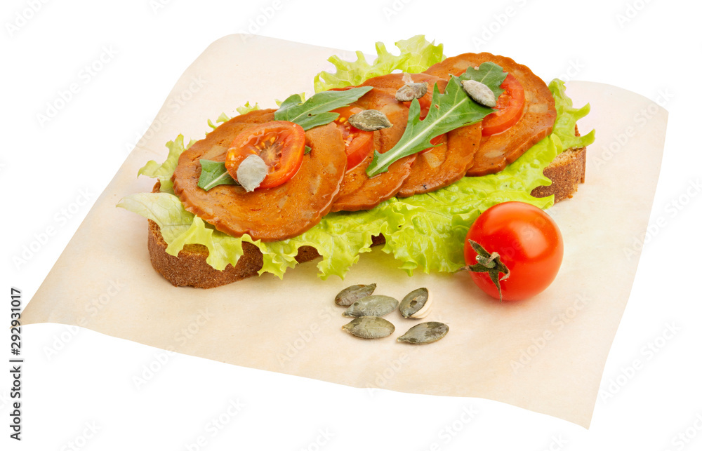 Healthy vegan sandwich Healthy vegan sandwich