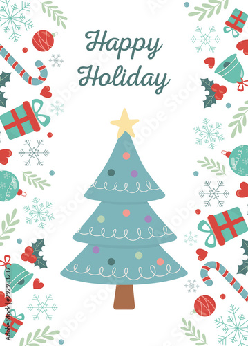 tree lights gifts celebration happy christmas