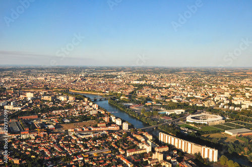 Vue aérienne de Toulouse © EA Photography