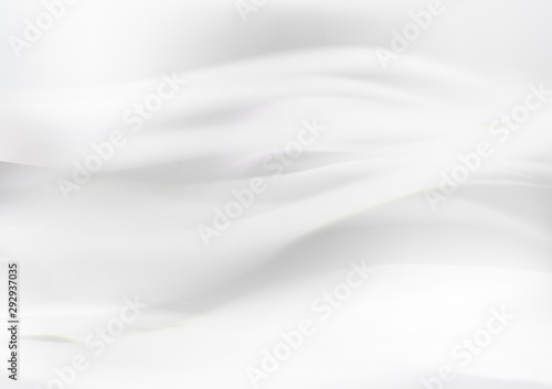 White abstract background, wave motion, wind concept vector illustration