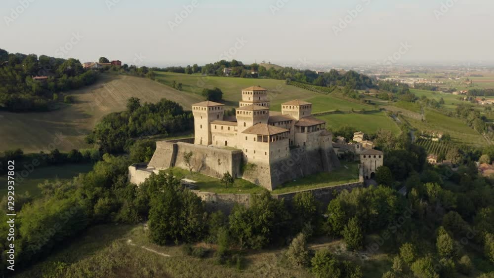 Castle of Torrechiara in Italy Castle of Torrechiara in Italy