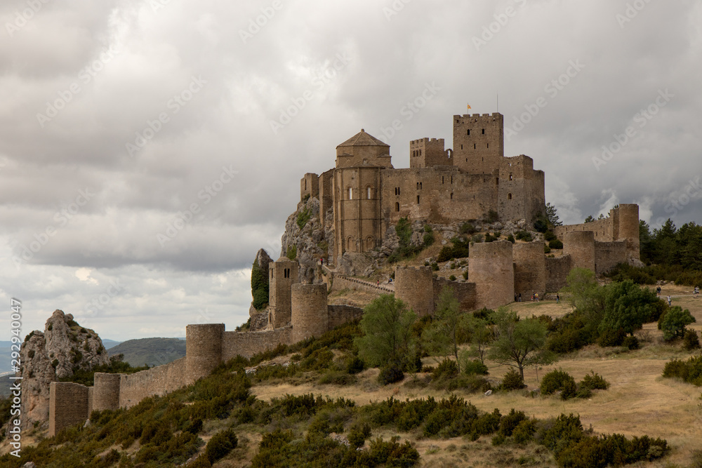 castle on a mountain