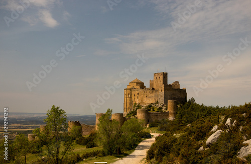 castle on a mountain