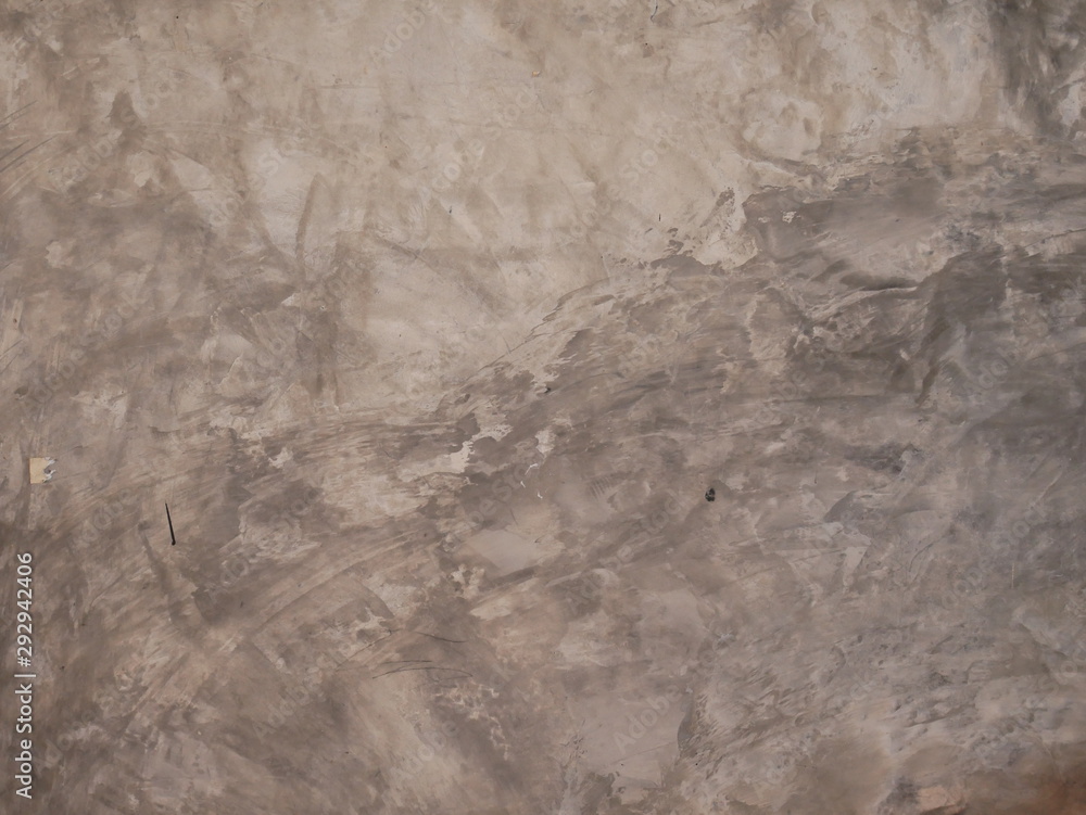 Naklejka premium old concrete wall background, dirty cement floor