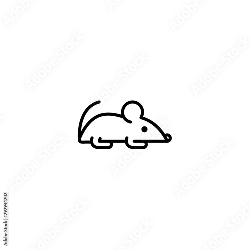 rat, mouse icon vector illustration