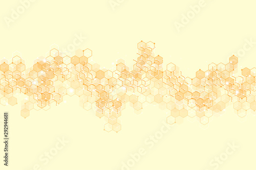 Abstract medical background and science concept background