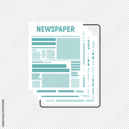 vector article writing design concept, flat style with article news icon. vector Latest news vector illustration