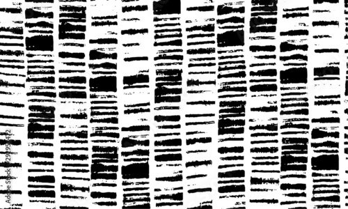 Broken plaster wall effect. Grunge worn damask pattern design. Distressed fabric texture. Overlay texture design. Vector illustration. Eps10.