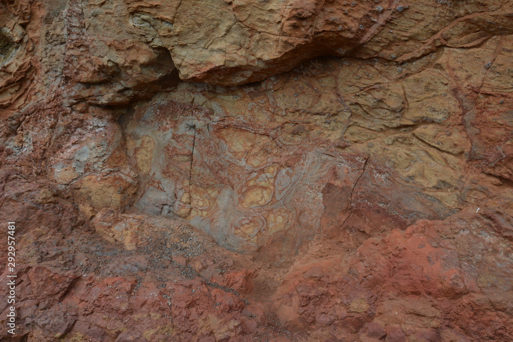 Fototapeta premium Stone surface. Structures of a rock