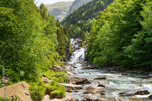 waterfall in the Ordesa forest