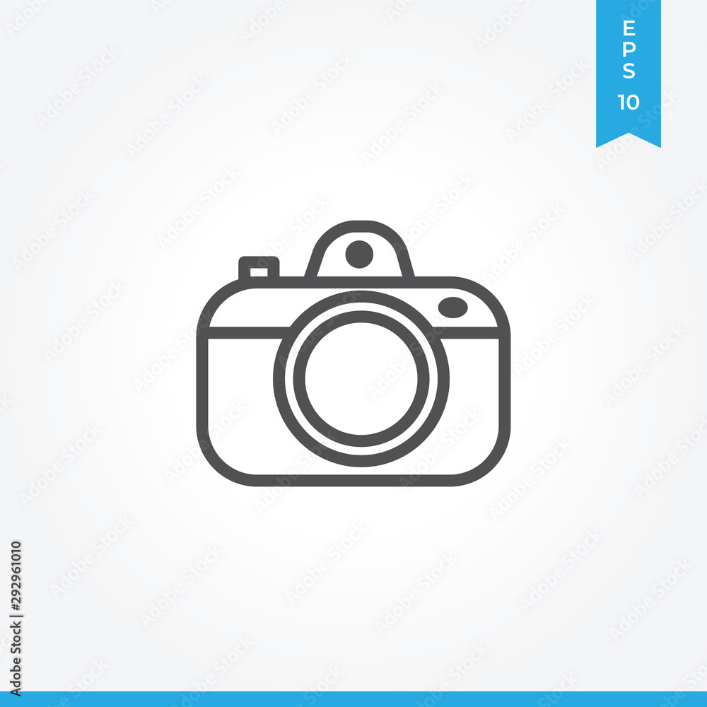 Photo camera flash vector icon, simple sign for web site and mobile app. Photo camera flash vector icon, simple sign for web site and mobile app.