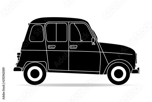 Französischer Oldtimer schwarz