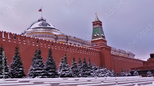 Photography tower of moscow kremlin
