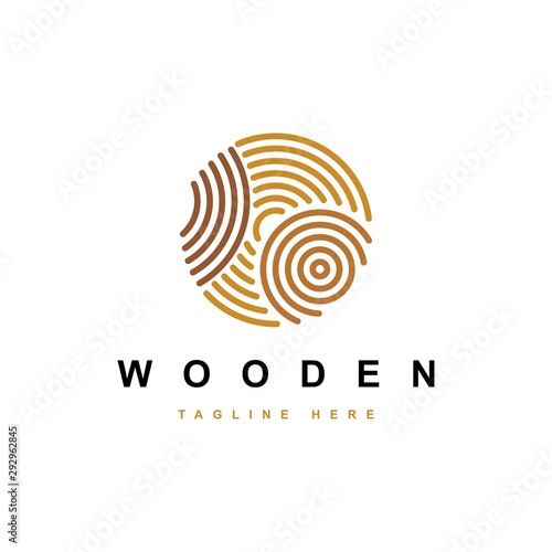 wood work logo design vector template.creative wood symbol