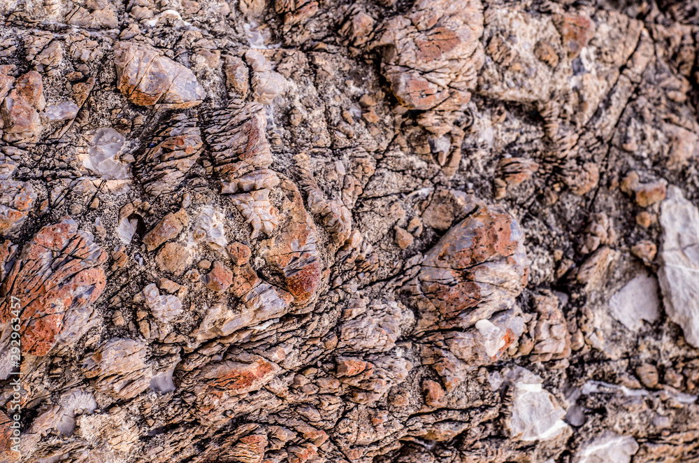 Color stone rock texture. Close-up Color stone rock texture. Close-up