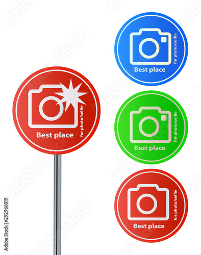 Allowed sign is the best place for selfie sticks camera Vector photography of a mobile phone smartphone is prohibited sign icon monopod selfie icon is allowed Take care to keep your hands in the shape