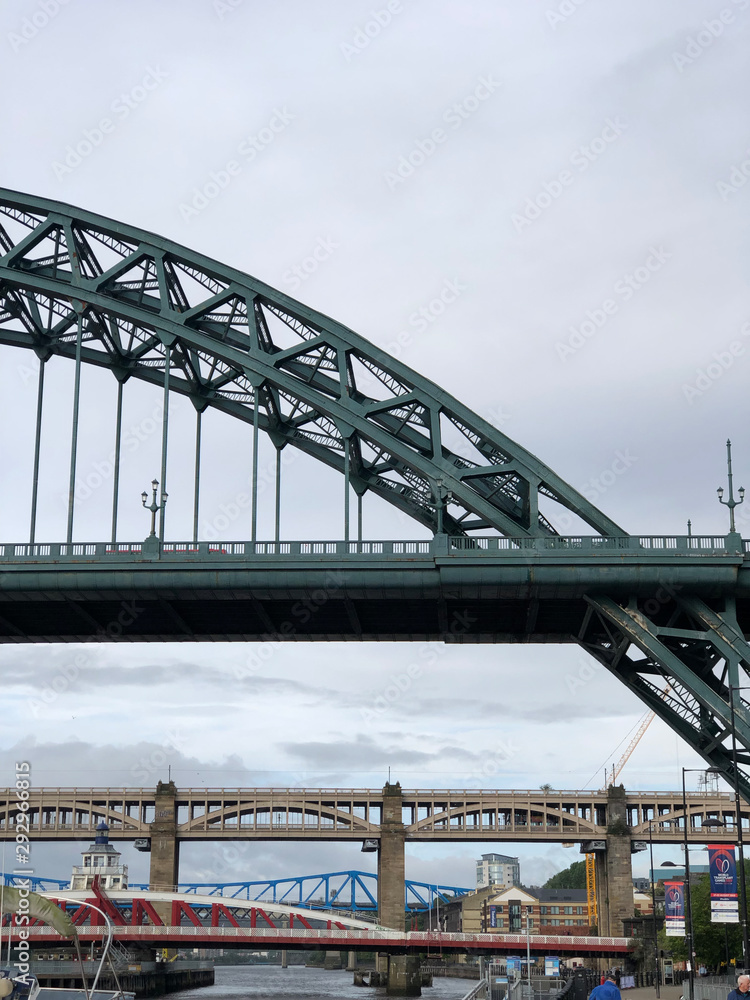 Detail of Tyne Bridge Ironwork in Newcastle Detail of Tyne Bridge Ironwork in Newcastle