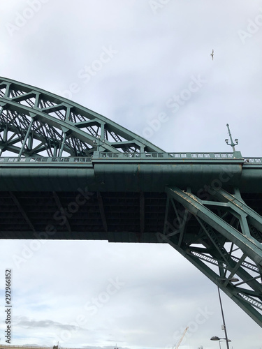 Detail of Tyne Bridge Ironwork in Newcastle