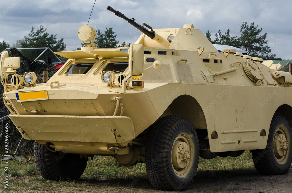 COMBAT RECONNAISSANCE/PATROL VEHICLE - A scout in desert colors at the service of the United Nations