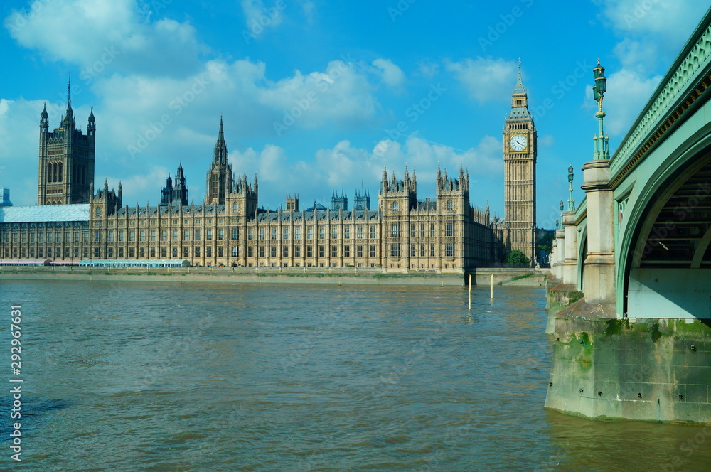 big ben london and river thames big ben london and river thames