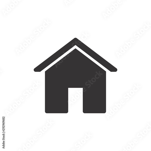 Home Icon Vector Illustration. Home Icon Logo Template