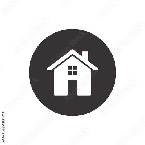 Home Icon Vector Illustration. Home Icon Logo Template