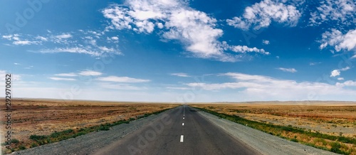 road in field