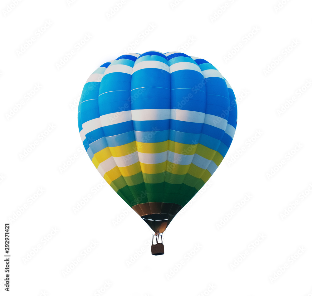 Fototapeta premium Balloon on a white background. Suitable for editing. Air transport