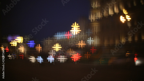 blurry artistic diaphragm evening city © Stanislav