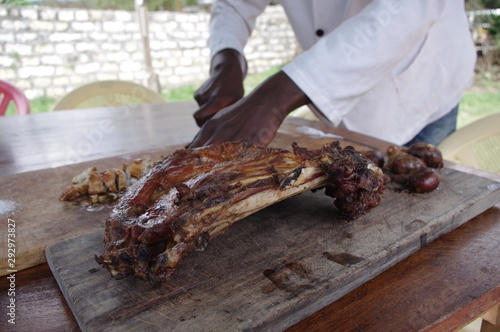 Kenyan BBQ at the local restaurant