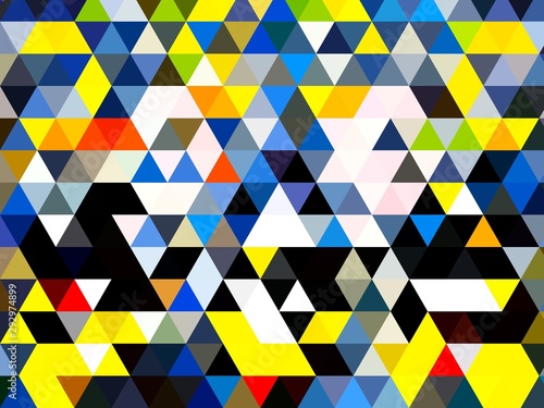 abstract geometric background with triangles