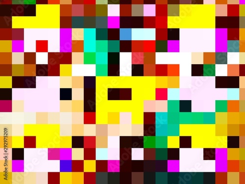 abstract background with digital pattern of squares