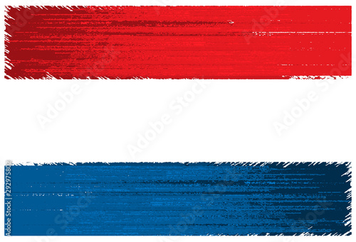 Free Download Netherlands vecto  grunge flag isolated on white background. Abstract flag. - GFXLoad
