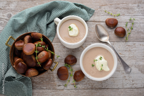 Chestnut soup
