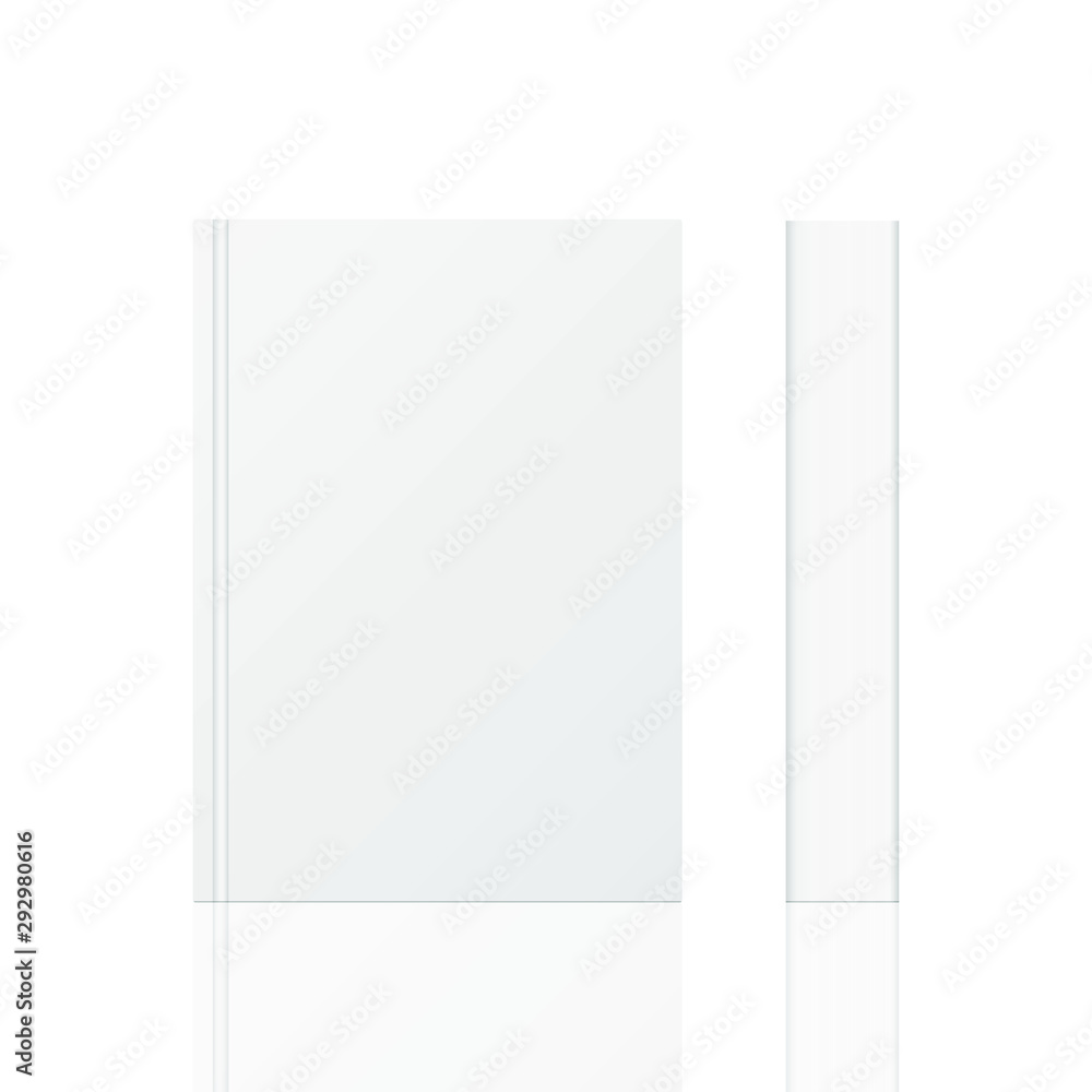 Stylish book mockup vector design illustration isolated on white background