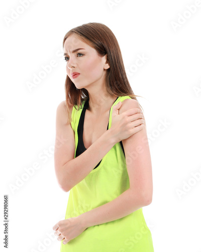 Young woman suffering from ...