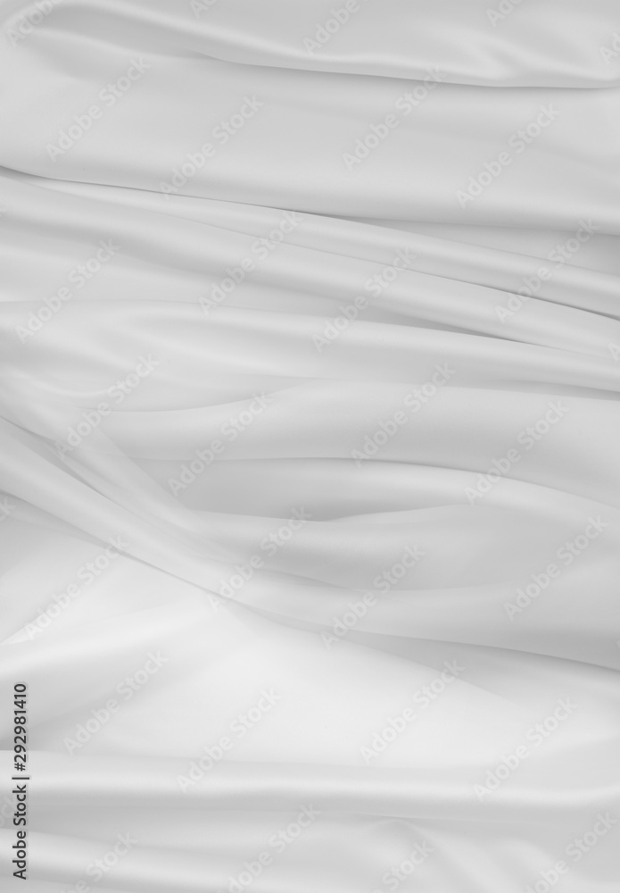 White silk fabric lines