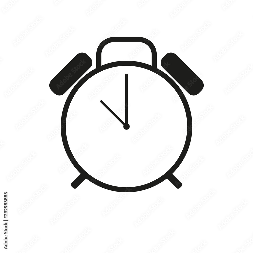 alarm clock icon. vector illustration alarm clock icon. vector illustration