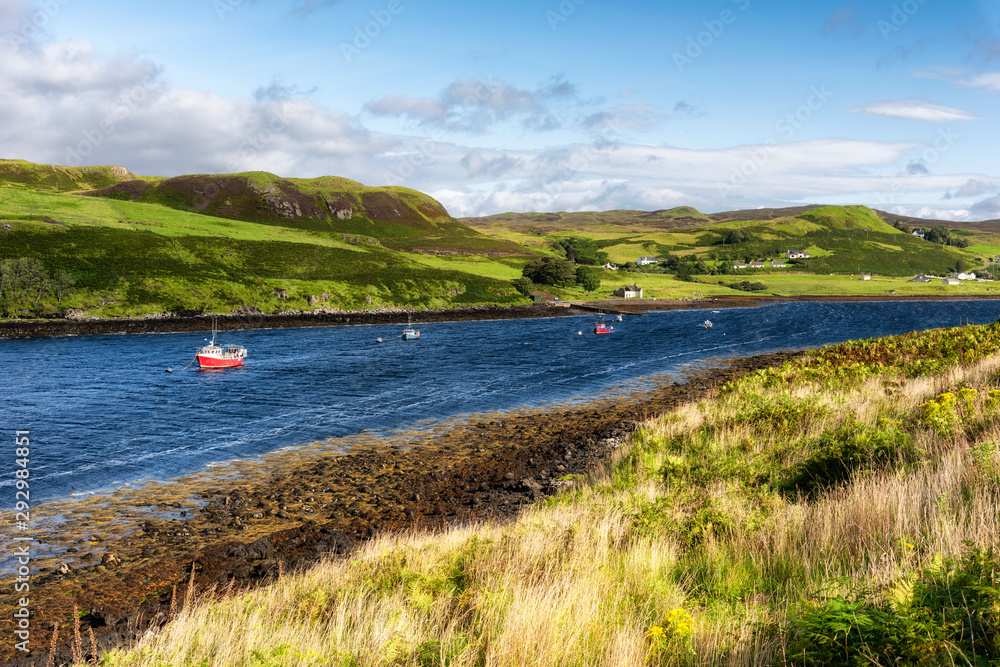Amar river viewpoint, Isle of Skye, Scotland highlands.