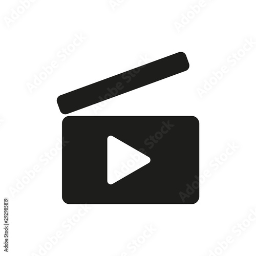 film strip icon, video vect...