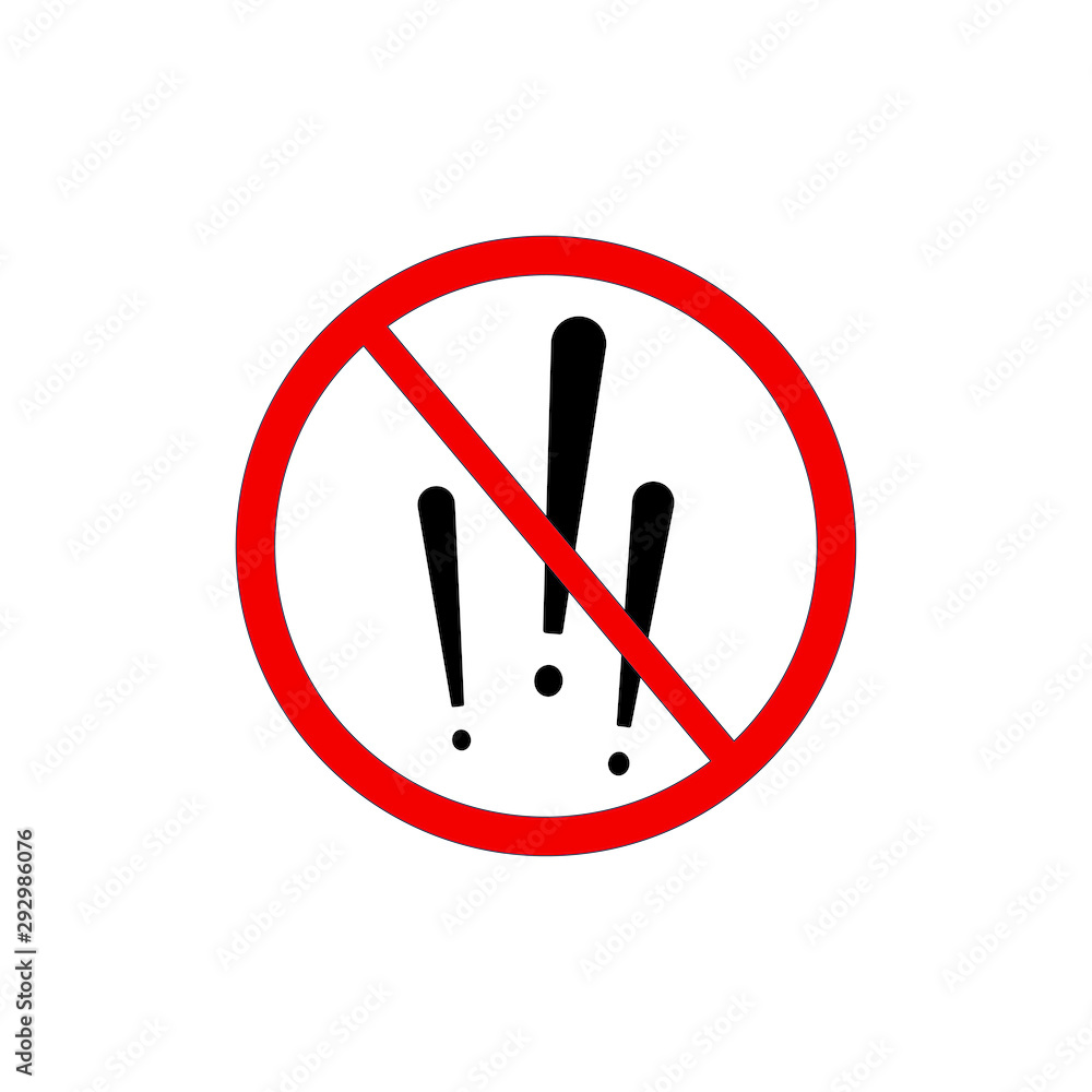 Meeting ban sign. Vector illustration Meeting ban sign. Vector illustration